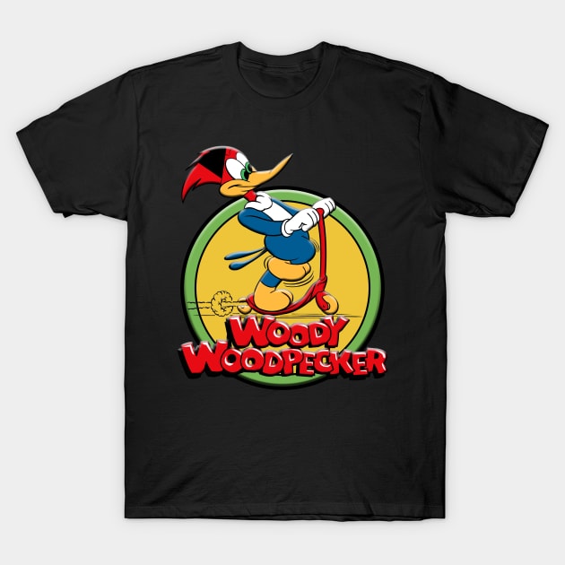 WOODY WOODPECKER T-Shirt by hackercyberattackactivity